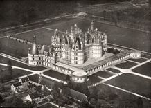 CPSM Chambord Le Chateau Au Sud Ouest Vue Aerienne