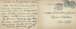 CPA Bagnoles de L'Orne Le Chateau du Bois du Maine Carte Double
