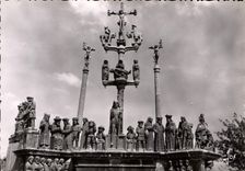 CPSM Bretagne Plougastel Daoulas Le Calvaire de 1602 Partie Superieure