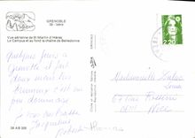 CPSM Grenoble Isere Vue Aerienne de St Martin d'Heres Le Campus et au fond la Chaine de Belledonne