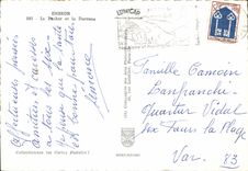CPSM Embrun Le Rocher Et La Durance