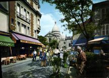 CPSM Paris Montmartre La Place Du Tertre