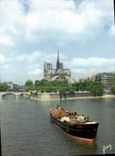 CPSM Couleurs Lumiere De France Paris Notre Dame