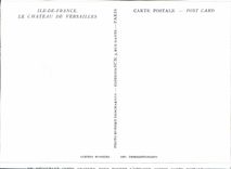 CPSM Ile De France Le Chateau De Versailles