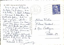 CPSM Nice Une Rue De La Vieille Ville