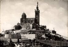 CPSM Marseille Basilique De Notre Dame De la Garde