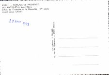 CPSM Paysage De Provence Les Antiques A Saint Remy L'Arc De Triomphe