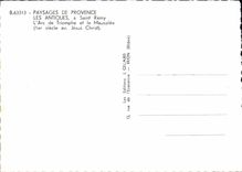 CPSM Paysages De Provence Les Antiques Saint Remy L'Arc De Triomphe Et Le mausolee