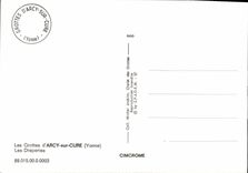 CPSM Les Grottes D'Arcy Sur Cure Les Draperies