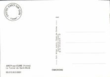 CPSM Les Grottes D'Arcy Sur Cure Le tunnel