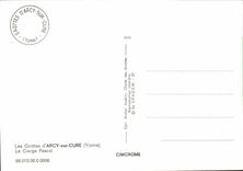 CPSM Les Grottes D'Arcy Sur Cure Le Cierge Pascal