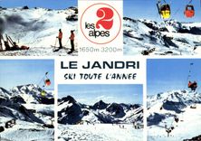CPSM les 2 Alpes Telesiege Et Pistes De La Toura