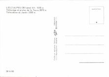 CPSM les 2 Alpes Telesiege Et Pistes De La Toura