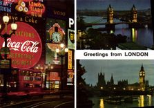CPSM Greetings From London