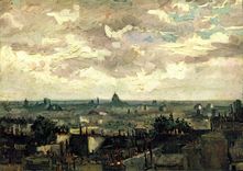 CPSM Vincent Van Gogh Gezicht Op parijs