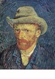 CPSM Vincent Van Gogh Zelfportret Met Grijze Hoed