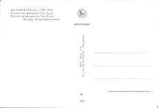 CPSM Jan Van Eyck Portret Van Margareta Van Eyck