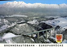 CPSM Europabrucke Bei Innsbruck Tirol Osterreich