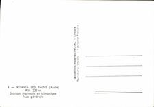 CPSM Rennes Les Bains Station Thermale Et Climatique Vue Generale