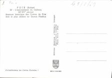 CPSM Foix L'embrasement Du Chateau