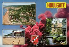 CPSM Houlgate Calvados Vue generale La Plage Le Moulin Landry 