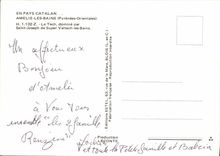 CPSM Amelie les Bains Pyrenees Orientales Le Tech domine par Saint Joseph de Super Valtech les Bains