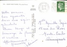 CPSM Saint Nectaire Puy de Dome 
