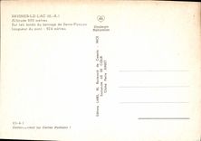 CPSM Savines le Lac H A Sur les Bords du Barrage de Serre Poncon 