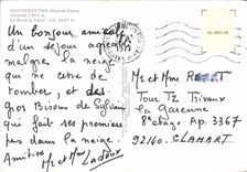 CPSM Montgenevre Hautes Alpes le Mont la Plane 