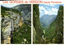 CPSM Les Gorges du Verdon Var Alpes de Haute Provence 