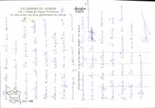 CPSM Les Gorges du Verdon Var Alpes de Haute Provence 