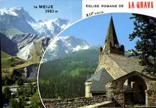 CPSM La Grave Haute Alpes et le Massif de la Meije 