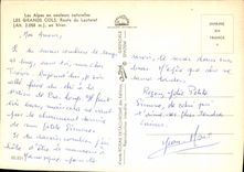 CPSM Les Grands Cols Route du Lautaret