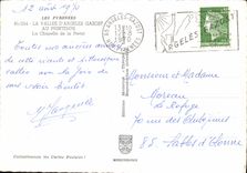 CPSM Les Pyrenees La Vallee d'Argeles Gazost au Printemps La Chapelle de la Pietal 