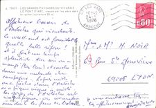 CPSM Les Grands Paysages du Vivarais Le Pont d'Arc