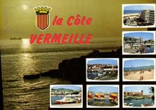 CPSM Souvenir de la Cote Vermeille 