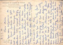 CPSM En survolant Paris Notre Dame et le Jardin de l'Archeveche 