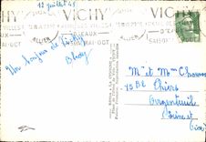 CPSM Vichi Le Bassin des Cygnes 