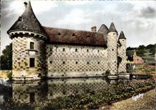 CPSM Saint German de Livet Calvados Le Chateau 