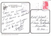 CPSM La Cote Fleurie Franceville plage Calvados