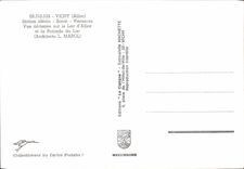 CPSM Vichy Allier Station ideale Sante Vacances Vue aerienne sur le Lac d'Allier et la Rotonde du La