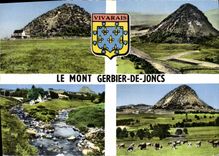 CPSM Le Grands paysages Vivarais Geriber de Joncs 