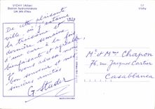 CPSM Vichy Allier Station hydrominerale Les jets d'eau 