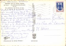 CPSM Reflets de la Cote d'Azur Villefranche sur mer A M Vue generale Les Quais Le Port et le Quartie