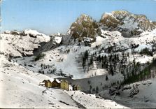 CPSM La Suisse Nicoise Saint Martin Vesubie A M Sanctuaire de N D Fenestres 