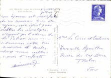 CPSM Beaulieu Le port de la Formica et la Villa Keruylos