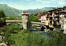 CPSM Sospel A M Le Vieux Port sur a Severa 