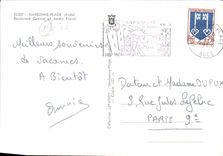 CPSM Narbonne Plage Aude Boulevard Central et Jardin Floral