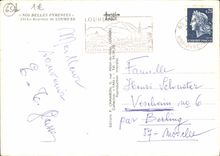 CPSM Nos Belles Pyrenees Souvenir de Lourdes 