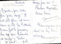 CPSM La France Mariale Basilique N D de Lourdes Le Gare 